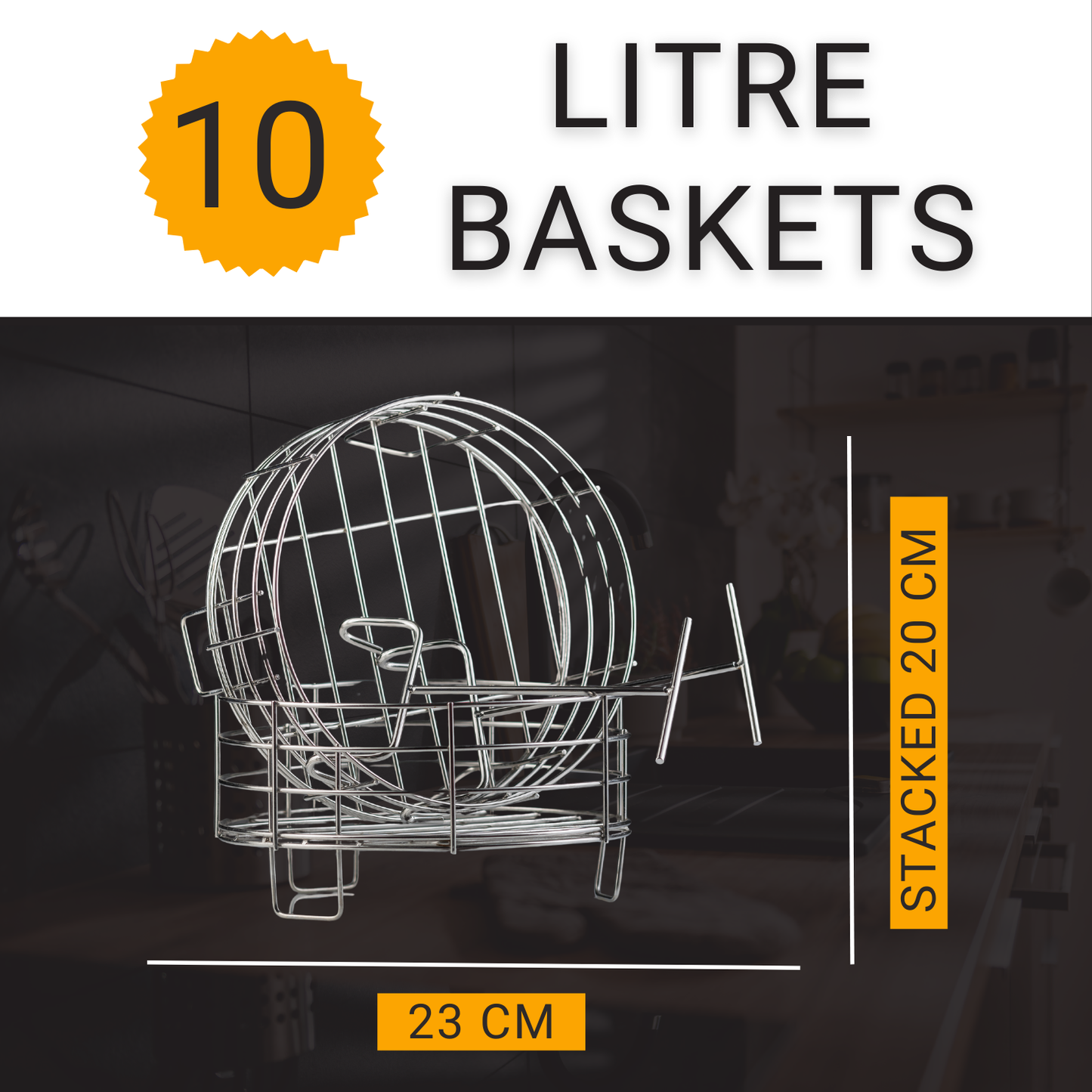10 Litre Baskets (2 included)